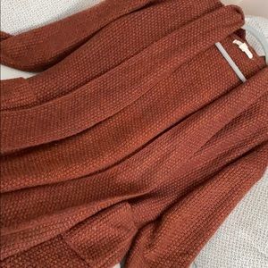 Rust Knit Cardigan